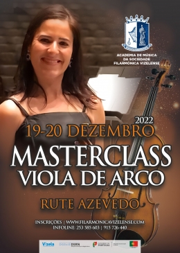 Masterclasse de Viola dArco - Rute Azevedo